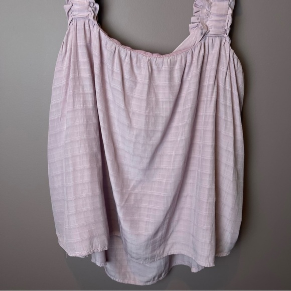 Pink Lily Nothings Impossible Ruffle Straps Berry Tank 2XL - Picture 5 of 14